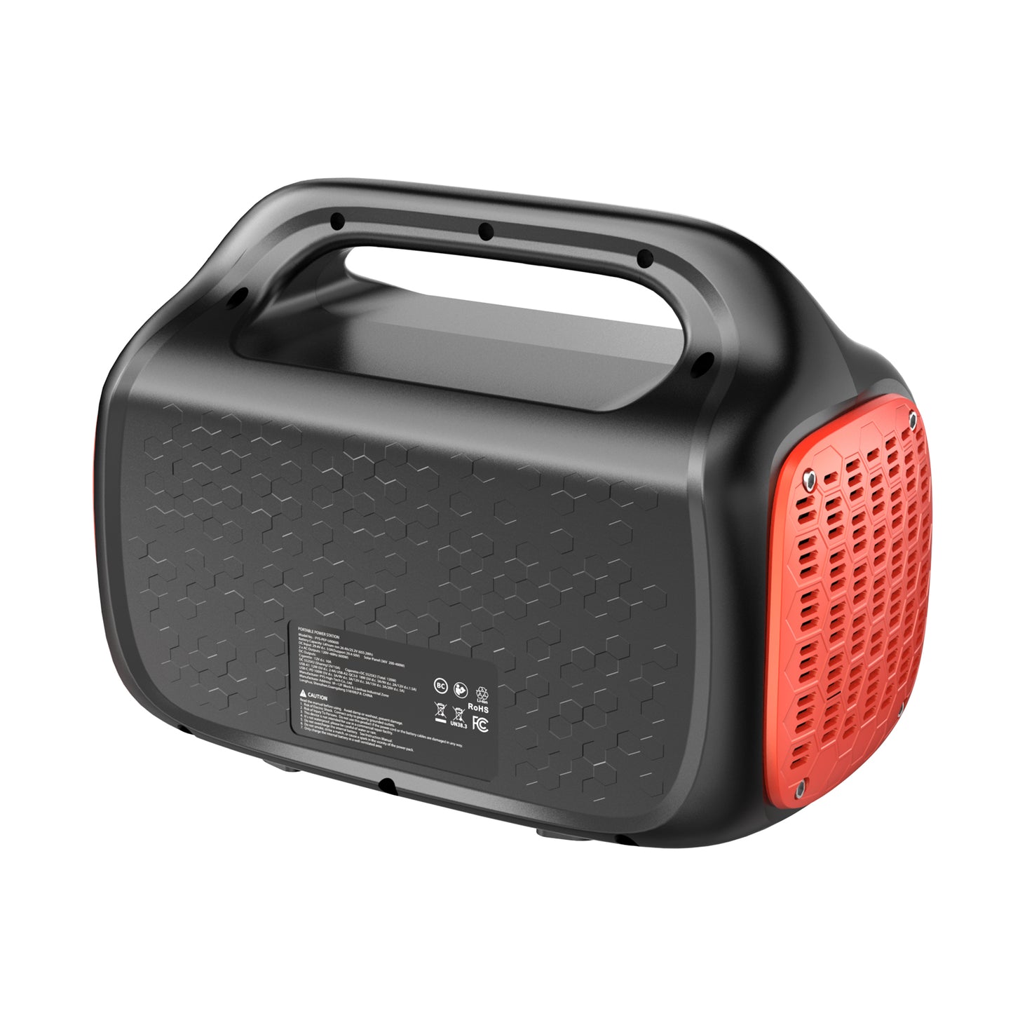 600W Portable Power Station, 655Wh Backup Lithium Battery, 120V/600W AC Outlet, Solar Generator for Home, RV, Outdoor, Camping and Emergencies Use