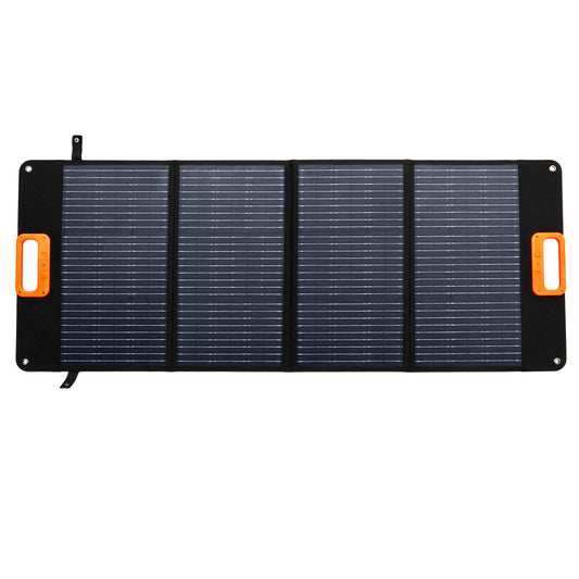 100W Portable Foldable Solar Panel Charger for Power Station Solar Generator with Kickstand 20V/5A Output Fast Charging for Outdoor Camping RV Trip Off The Grid Living