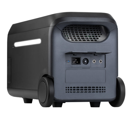 3000W Portable Power Station with Fast Charging, Solar Generator, UPS Backup, LCD Display & Remote Control - Heavy-Duty Lithium Battery for Camping, RV, Home, Emergencies, Outdoor - Compact & Portable