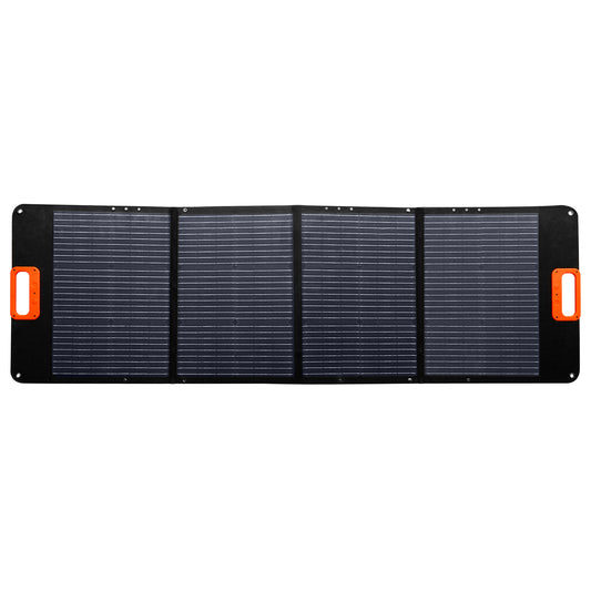 200W Portable Foldable Solar Panel Charger for Power Station Solar Generator with Kickstand 40V/5A Output Fast Charging for Outdoor Camping RV Trip Off The Grid Living